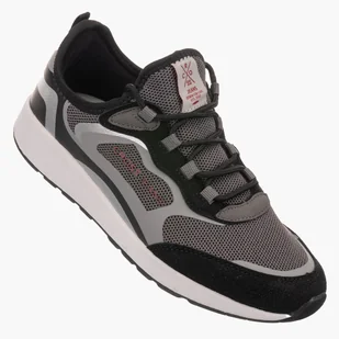 Buty Damskie Cross Jeans Sneakersy Sportowe Czarne HH2R4058C Czarny 39 - Sneakersy damskie - miniaturka - grafika 1