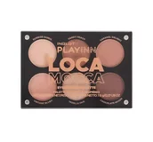 Cienie do powiek - INGLOT PLAYINN PALETA CIENI LOCA MOCCA 7,6G - miniaturka - grafika 1