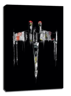 Star Wars Gwiezdne Wojny X-Wing Fighter - obraz na płótnie Wymiar do wyboru: 40x50 cm - Obrazy i zdjęcia na płótnie - miniaturka - grafika 1
