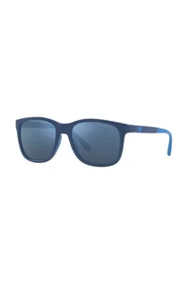 Okulary przeciwsłoneczne - Emporio Armani okulary przeciwsłoneczne dziecięce kolor granatowy 0EK4184 - grafika 1