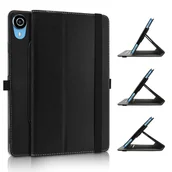 Etui do tabletów - JRTAL Etui z Klapką do Tabletu Teclast P25T 10" Obracane 360° Czarne - miniaturka - grafika 1