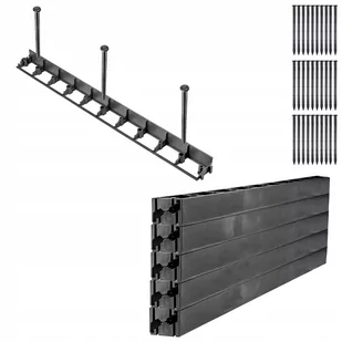 OBRZEŻE TRAWNIKOWE OGRODOWE 5,8cm 10MB + 30 KOTEW - Ogrodzenia - miniaturka - grafika 1