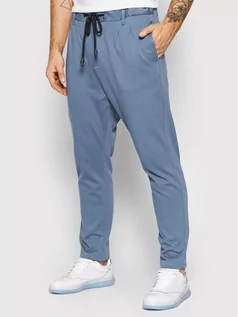 Spodnie sportowe męskie - Imperial Spodnie dresowe PD1FCAR Niebieski Regular Fit - grafika 1