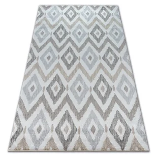 Dywan SOFT 6024 ROMBY krem / beż / brąz beżowy 80x150 cm - Dywany Dywan SOFT 6024 ROMBY krem / beż / brąz beżowy 80x150 cm - Dywany - miniaturka - grafika 1