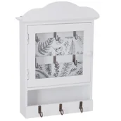 Szafki na klucze - Szafka na klucze ATMOSPHERA, biała, 20x7,5x28,5 cm - miniaturka - grafika 1