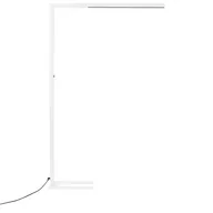 Lampy stojące - Lampa podłogowa LED metalowa biała MENSA - miniaturka - grafika 1