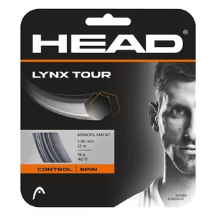 Naciąg do rakiety Head LYNX TOUR set 12m. gray 1,25 mm. - Tenis ziemny - miniaturka - grafika 1