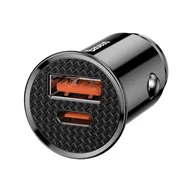 Ładowarki do telefonów - Baseus Circular PD QC4.0+ 5A 30W czarna - miniaturka - grafika 1