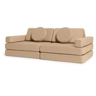 Łóżka dla dzieci i młodzieży - Sofa dla dzieci Shappy play original ciepły brąz - miniaturka - grafika 1