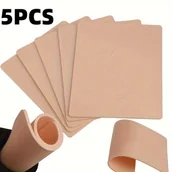 Wyposażenie studia tatuażu - TEMU 1/5/10 szt. Skóra do ćwiczeń tatuażu 3mm silikonowa fałszywa skóra dwustronna do nauki permanentnego makijażu, akcesoria do tatuażu, niezbędne - miniaturka - grafika 1