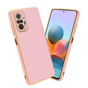 Etui i futerały do telefonów - Pokrowiec Do Xiaomi RedMi NOTE 10 PRO Etui w Glossy Róż - Złoto TPU Silikonowe Obudowa Case Cover Cadorabo - miniaturka - grafika 1