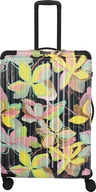 Walizki - Walizka duża Travelite Cruise Print 77 cm żółta orchidea - miniaturka - grafika 1
