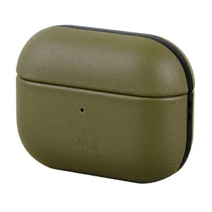 Uniq UNIQ etui Terra AirPods Pro Genuine Leather oliwkowy/olive UNIQ404OLI - Akcesoria do słuchawek - miniaturka - grafika 1