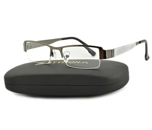 Minusy Okulary korekcyjne metalowo-żyłkowe ST309 moc: -4 - Okulary korekcyjne, oprawki, szkła - miniaturka - grafika 1