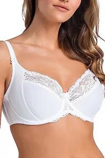 Teyli Damski biustonosz Minimizer z koronką, biały, 85G - Biustonosze - miniaturka - grafika 1