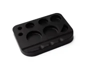 Pozostałe akcesoria fryzjerskie - Wonder Lashes Silikonowa Czarna Paleta Do Mieszania Mini Mixing Palette - miniaturka - grafika 1