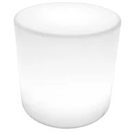 Lampy ogrodowe - Stojąca lampa ogrodowa stolik Tube ES-SF051 Step LED 5W RGBW IP65 tuba biała - miniaturka - grafika 1