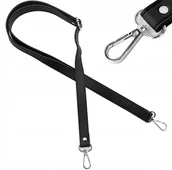 Paski - PASEK do torebki torby Regulowany Skórzany SREBRO - miniaturka - grafika 1