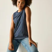 Koszulki i topy damskie - Regatta Bezrękawnik damski Fariene Niebieski, Cotton, Rozmiar: 38 - miniaturka - grafika 1