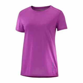 Koszulki sportowe damskie - Koszulka Salomon Outline Summer W Sparkling Grape - grafika 1