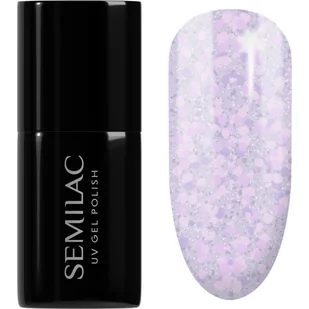 SEMILAC Lakier hybrydowy UV Hybrid 492 Icy Lavender Bliss 7ml - Lakiery hybrydowe - miniaturka - grafika 1