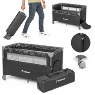 Łóżeczka i kojce - ŁÓŻECZKO TURYSTYCZNE SKŁADANE DOSTAWKA KOJEC TORBA TRANSPORTOWA LIVSMILJO - miniaturka - grafika 1