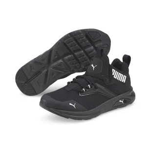 Młodzieżowe buty sportowe Enzo 2 Refresh PUMA Black White - Buty trekkingowe dziecięce - miniaturka - grafika 1