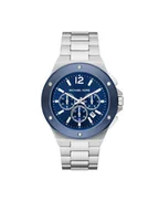 Zegarki męskie - Michael Kors Zegarek Lennox MK8938 Srebrny - miniaturka - grafika 1
