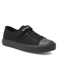 Buty dla chłopców - Trampki Sprandi CP-LEA-RA002 Czarny - miniaturka - grafika 1