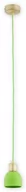 Lampy sufitowe - Lemir Piu lampa wisząca 1-punktowa patyna/zielona O2801 W1 PAT + ZIE - miniaturka - grafika 1