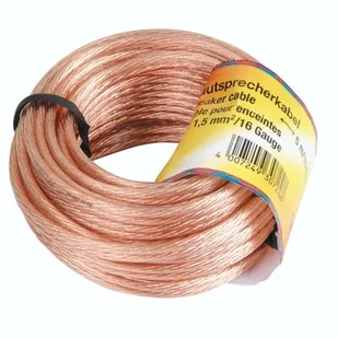 Hama Przewód KABEL GŁOŚNIKOWY 2X1,55MM 10M 2051420000 - Kable - miniaturka - grafika 1
