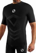 Koszulki sportowe męskie - Sesto Senso Thermo Active CL39 czarna Koszulka męska - miniaturka - grafika 1