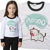 Piżamy dla dziewczynek - Piżama dziecięca Krowa Krówka 110/116 - VoloDonum - miniaturka - grafika 1
