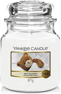 Yankee Candle Soft Blanket 411 g Classic średnia świeczka zapachowa (YSSSB1 / - Świece - miniaturka - grafika 1