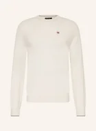 Swetry męskie - Napapijri Sweter Damavand beige - NAPAPIJRI - miniaturka - grafika 1