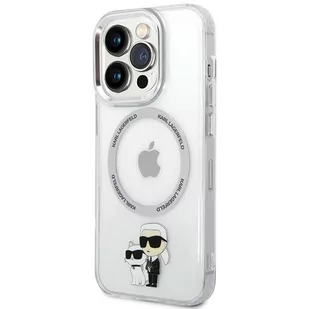 Karl Lagerfeld KLHMP13LHNKCIT iPhone 13 Pro 6,1" hardcase transparent Iconic Karl&Choupette Magsafe - Etui i futerały do telefonów - miniaturka - grafika 1