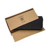 Plecaki - Zestaw plecak i portfel czarny vintage PAOLO PERUZZI ZUP-23-BL - miniaturka - grafika 1