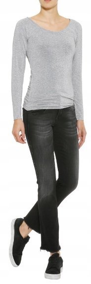 Herrlicher Jeansy Czarne Klasyczne Basic 24 1Shn