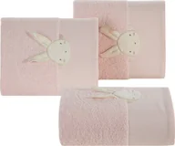 Okrycia kąpielowe dla dzieci - Eurofirany RĘCZNIK DZIECIĘCY BABY57 50 X 90 CM RÓŻOWY - miniaturka - grafika 1