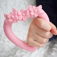 Gryzaki dla dzieci - A Little Lovely Company - Gryzak organiczny z kauczuku hevea Serduszko - miniaturka - grafika 1