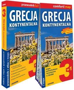 Grecja kontynentalna 3w1: przewodnik + atlas + mapa - Przewodniki - miniaturka - grafika 1