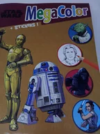 Kolorowanki, wyklejanki - KOLOROWANKA DISNEY MEGA COLOR GWIEZDNE WOJNY - miniaturka - grafika 1