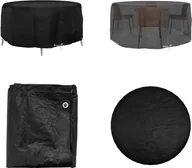 Pokrowce na meble ogrodowe - vidaXL Pokrowiec na meble ogrodowe 10 oczek Ø260x90 cm okrągły - Pokrowiec na meble ogrodowe - Pokrowce na meble ogrodowe - Pokrowiec ochronny na meble ogrodowe - Plandeka na meble ogrodowe - miniaturka - grafika 1