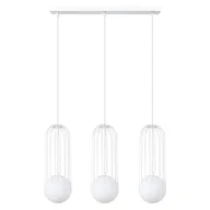 Lampy sufitowe - Lampa wisząca BRINA 3L biała SOLLUX LIGHTING - miniaturka - grafika 1