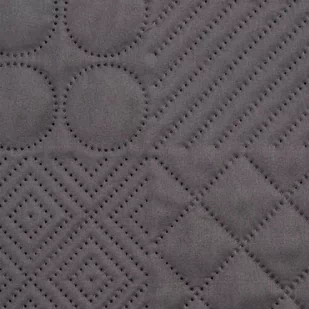 Narzuta 170 x 210 Pikowana Eurofirany Boni5 Grafit - Narzuty - miniaturka - grafika 4