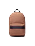 Plecaki - Plecak Th Established Backpack AM0AM09272 Brązowy - Tommy Hilfiger - miniaturka - grafika 1