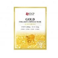 Maseczki do twarzy - SNP Gold Collagen Ampoule Mask ujędrniająca maska w płachcie z kolagenem i złotem 25ml 96804-uniw - miniaturka - grafika 1