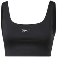 Biustonosze - Damski Stanik sportowy REEBOK WOR RIB BRALETTE GS1953 – Czarny - miniaturka - grafika 1