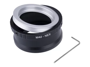 Adapter M42 - Sony E A6000 A5000 A6300 Nex + Klucz - Paski, szelki, uprzęże foto - miniaturka - grafika 1
