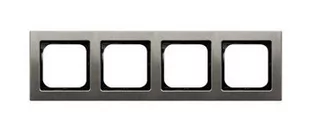 Ospel Sonata stal inox ramka R-4RM/37 R-4RM/37 - Klawisze i ramki - miniaturka - grafika 1